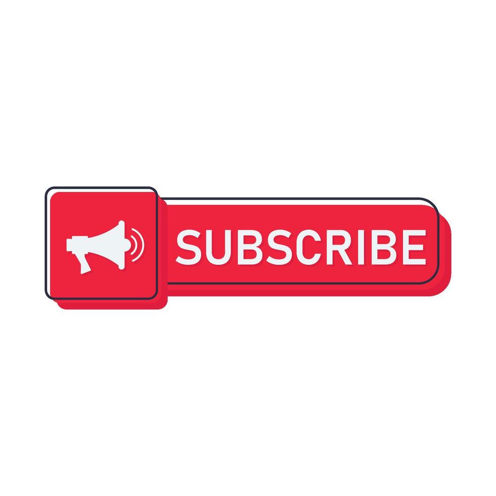 Illustration of subscribe vector