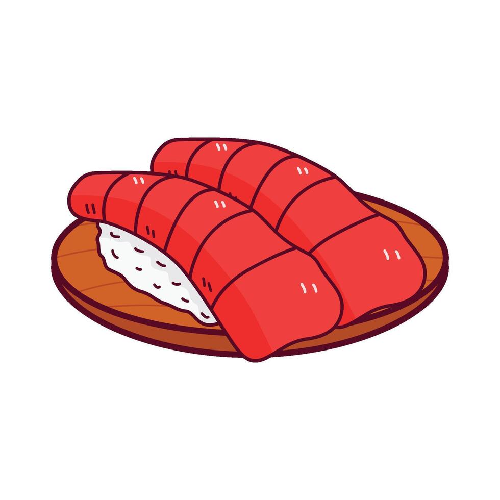 ilustración de Sushi vector