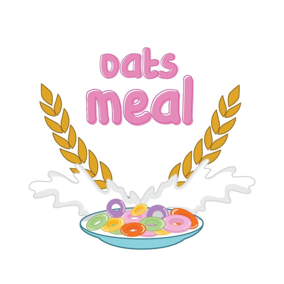 Illustration of cereal vector