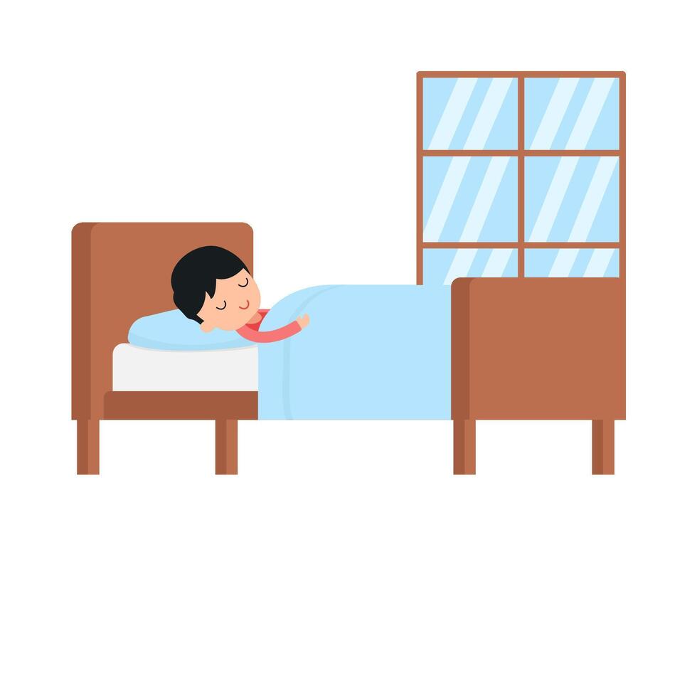 Illustration of sleep vector