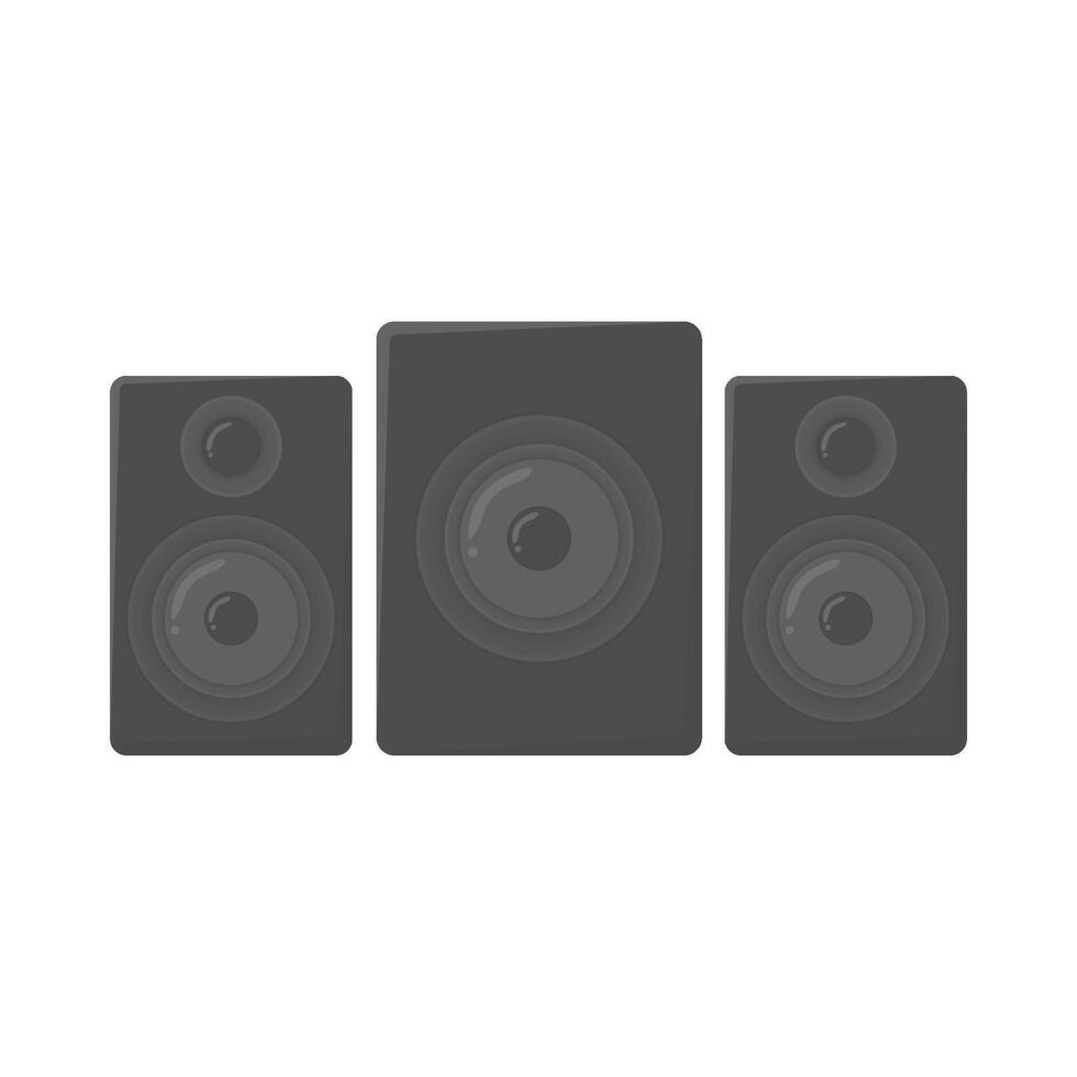 Illustration of music speaker vector