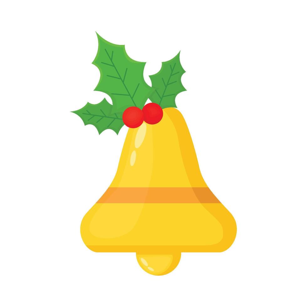 Illustration of Christmas bell vector