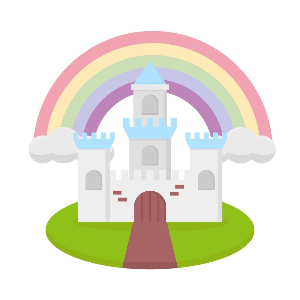 Illustration of castle vector