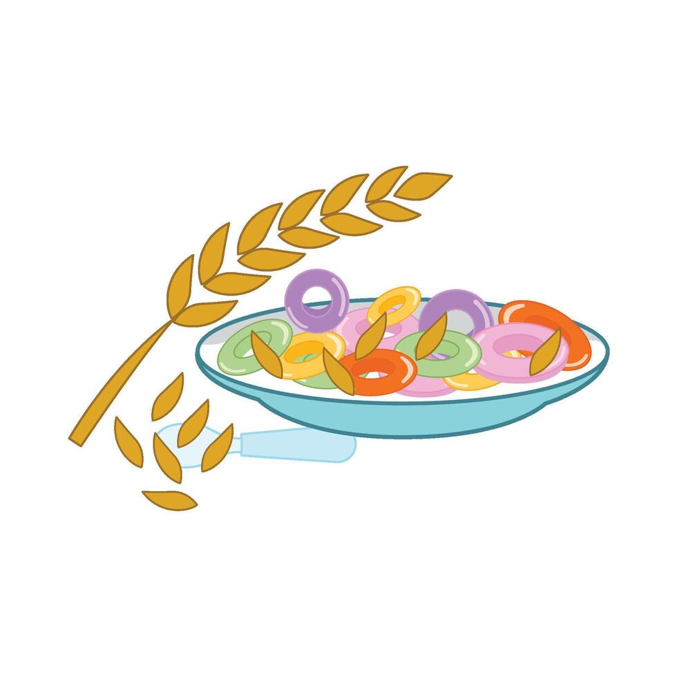 Illustration of cereal vector