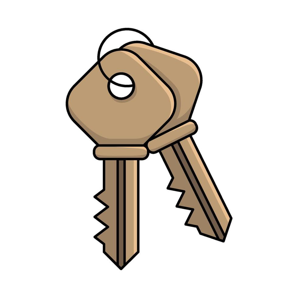 Illustration of key vector
