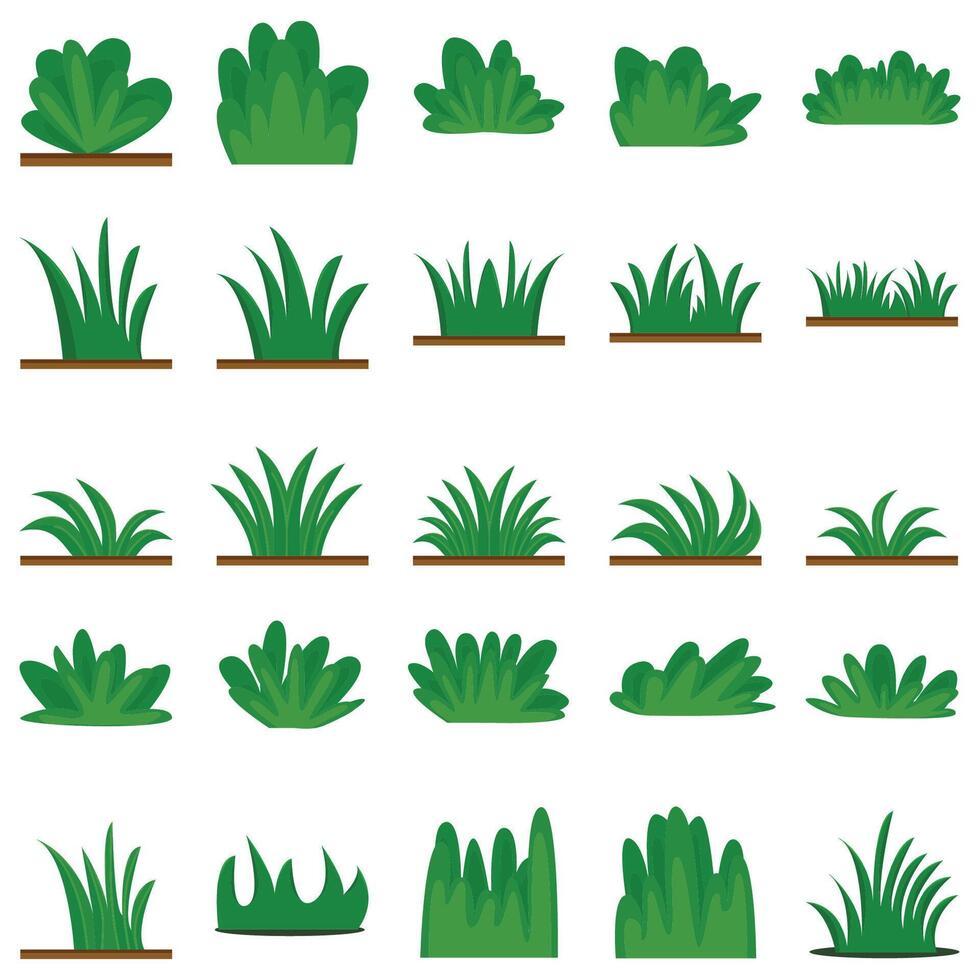 Illustration of grass pack vector