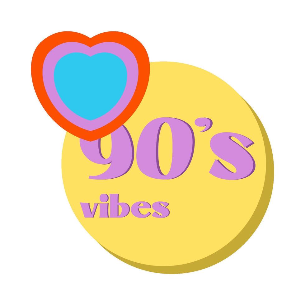 ilustración de 90s vector