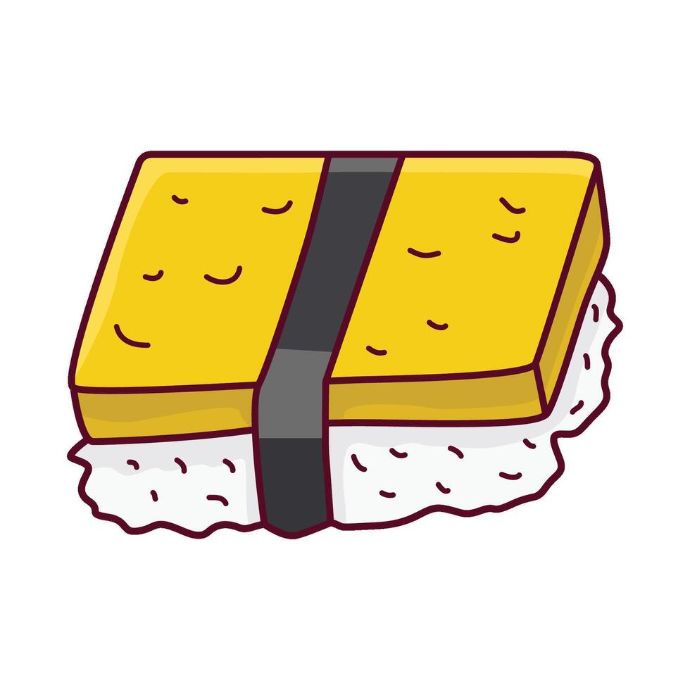Illustration of sushi vector