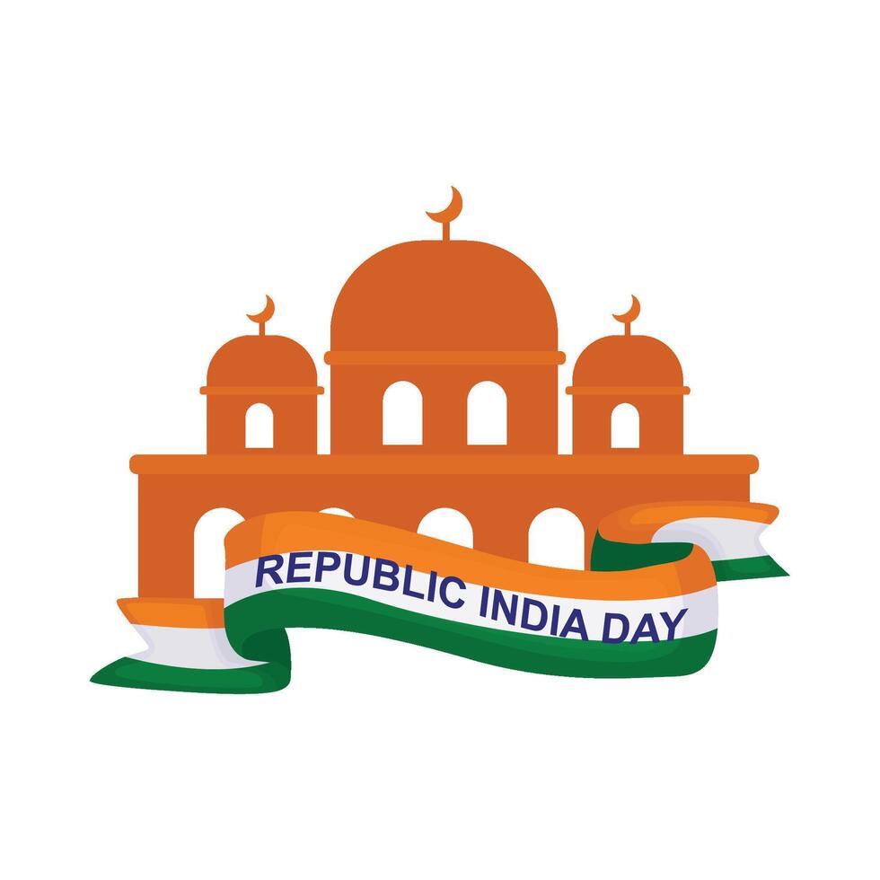 Illustration of republic day vector