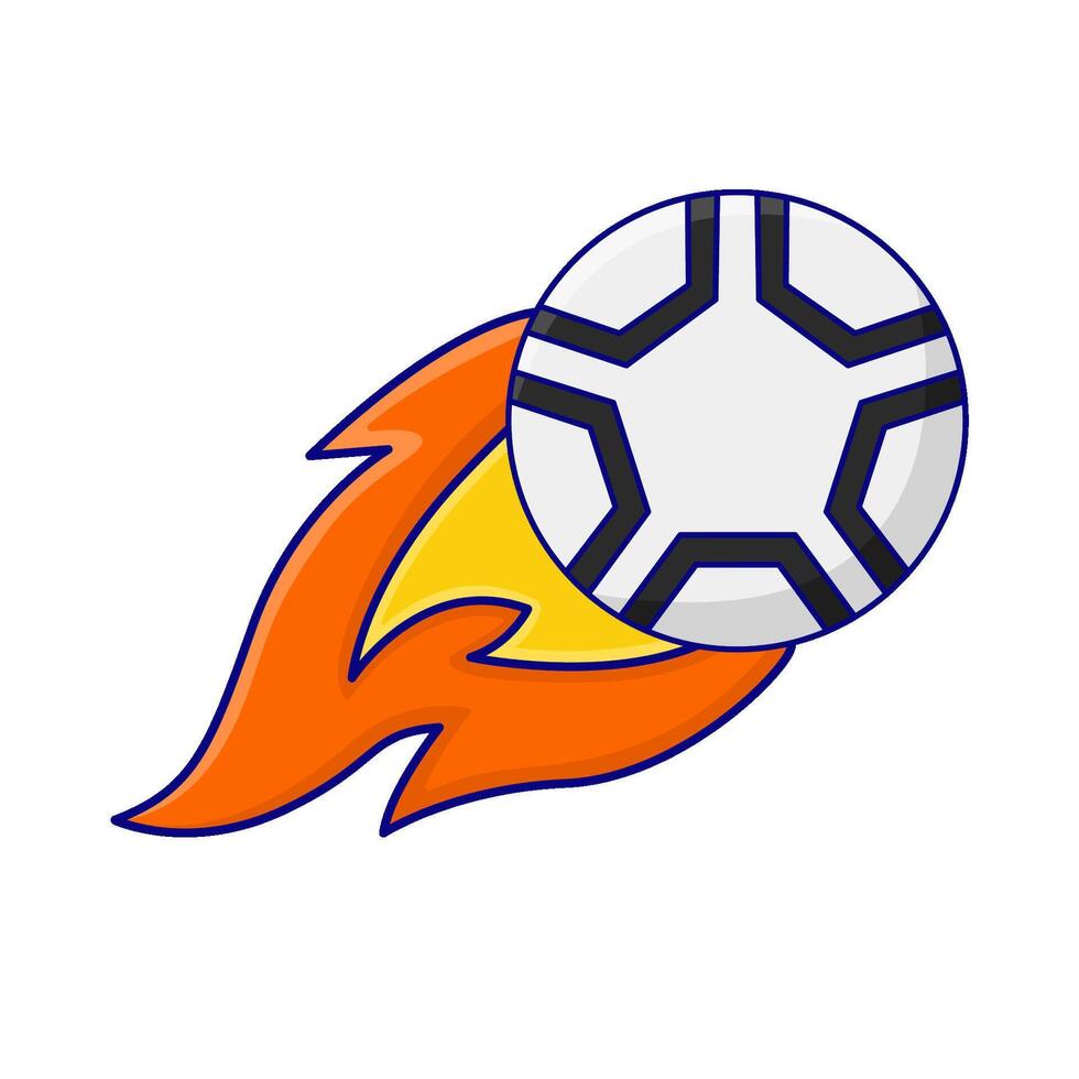 Illustration of soccer ball vector