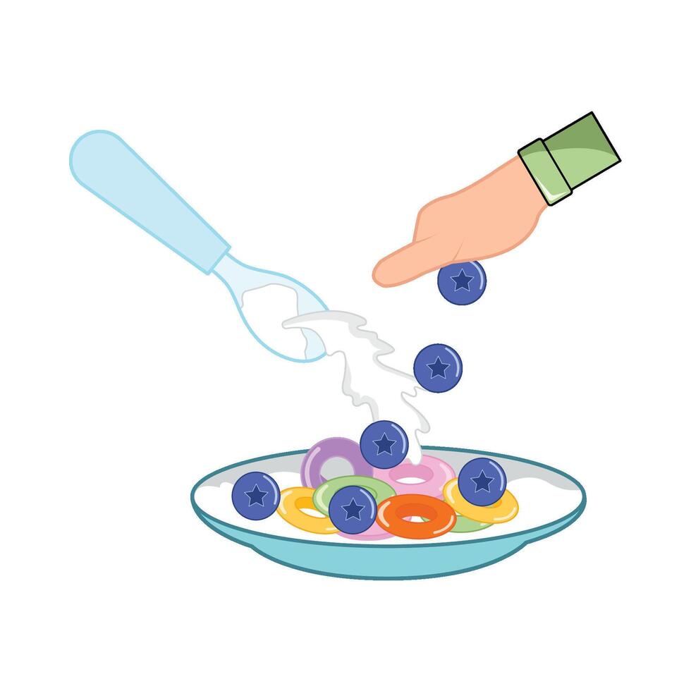 Illustration of cereal vector