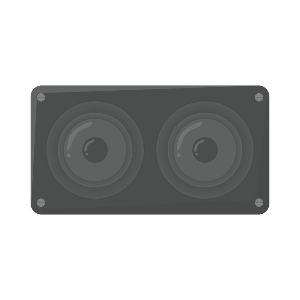 Illustration of music speaker vector