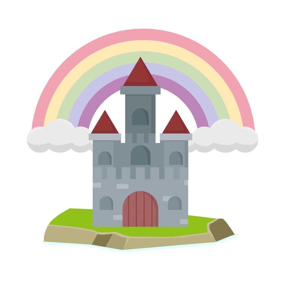 Illustration of castle vector