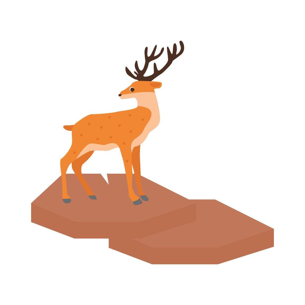 Illustration of deer vector