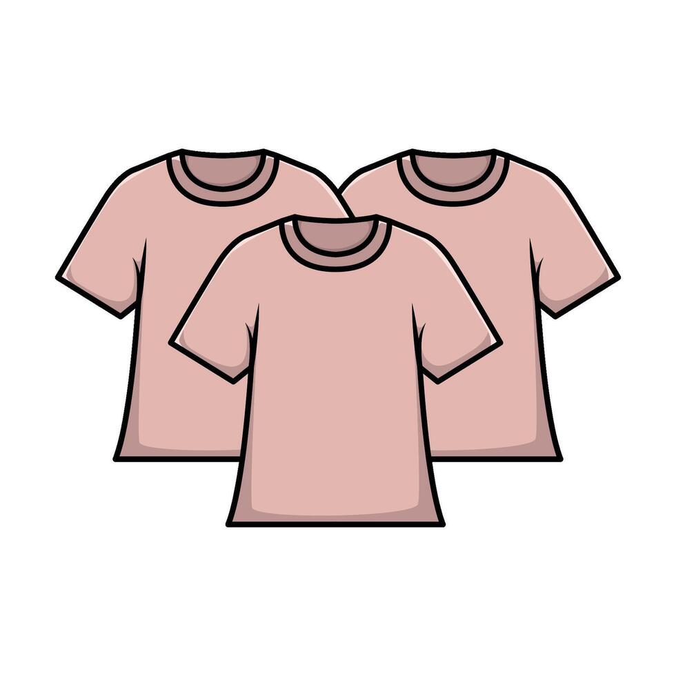 ilustración de mujer camiseta vector