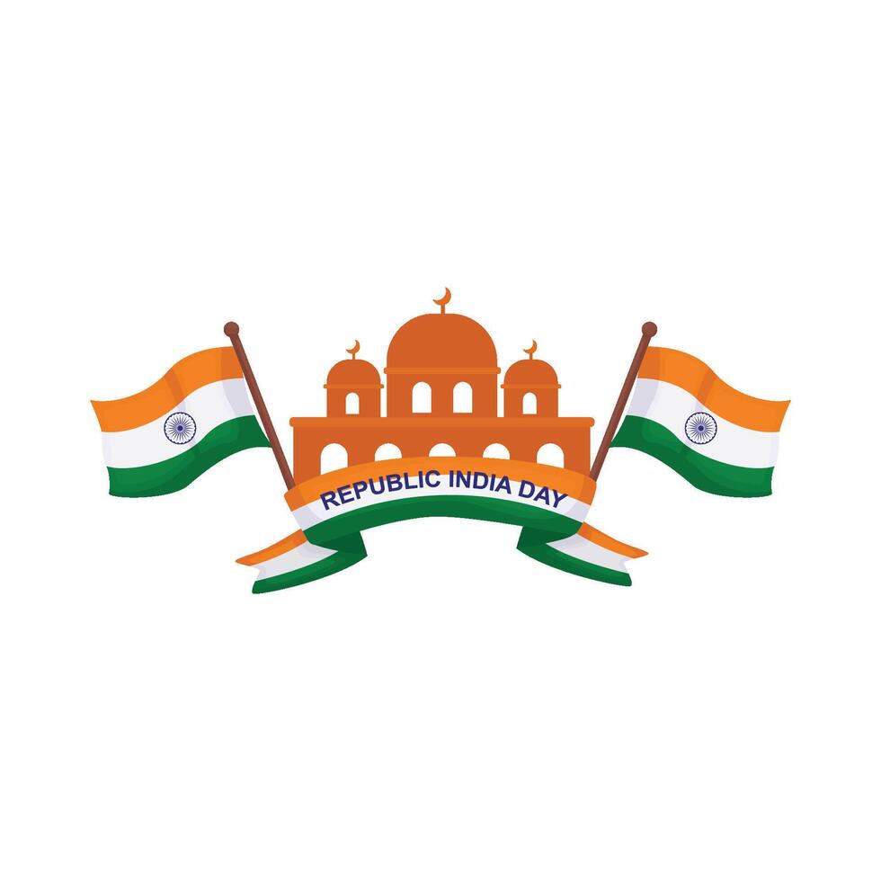 Illustration of republic day vector