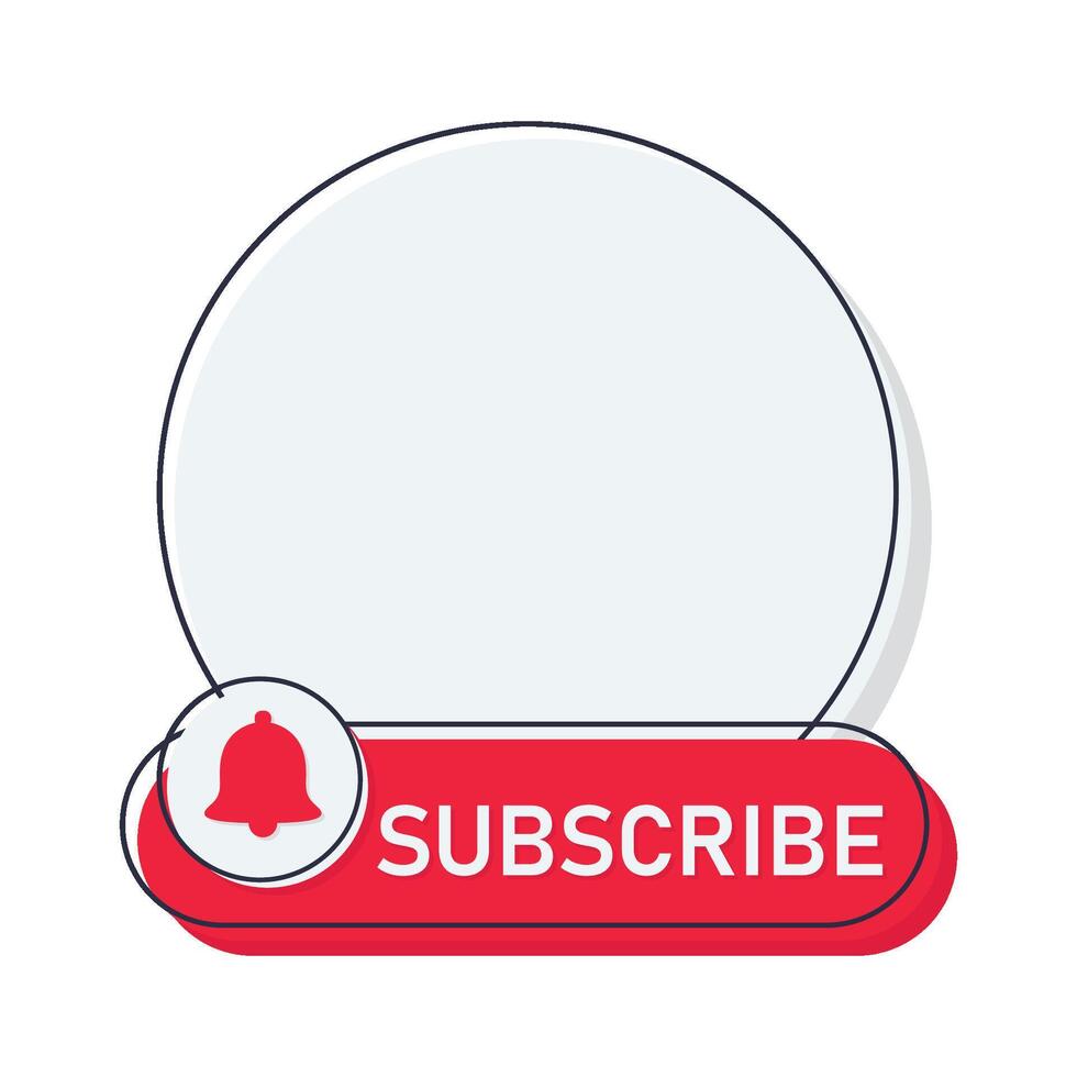 Illustration of subscribe vector