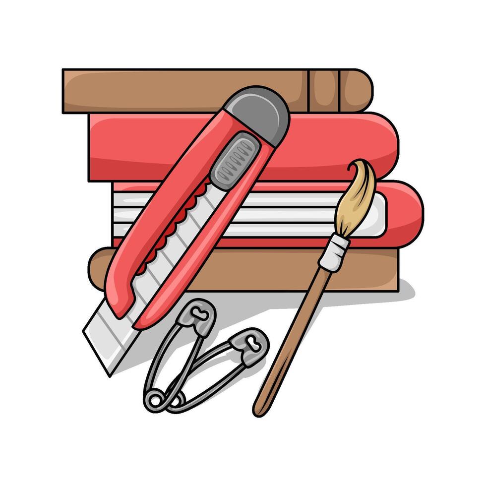 Illustration of cutter vector