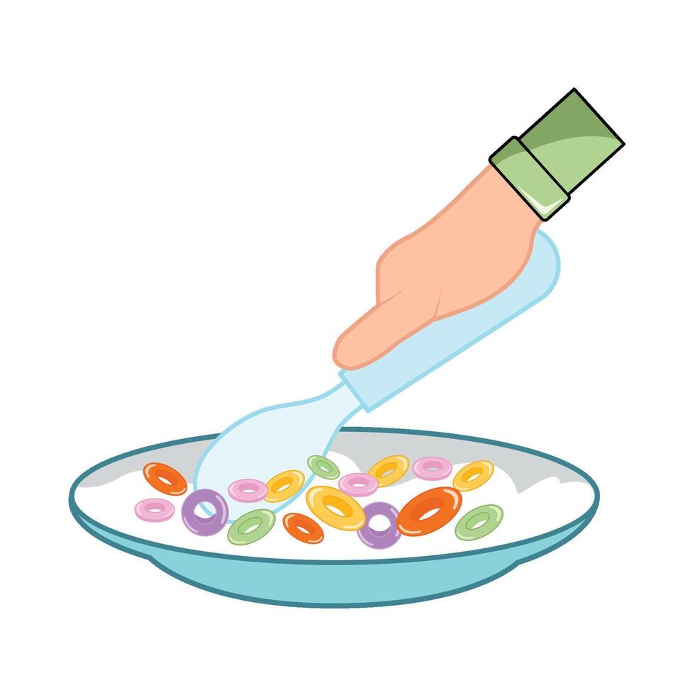Illustration of cereal vector