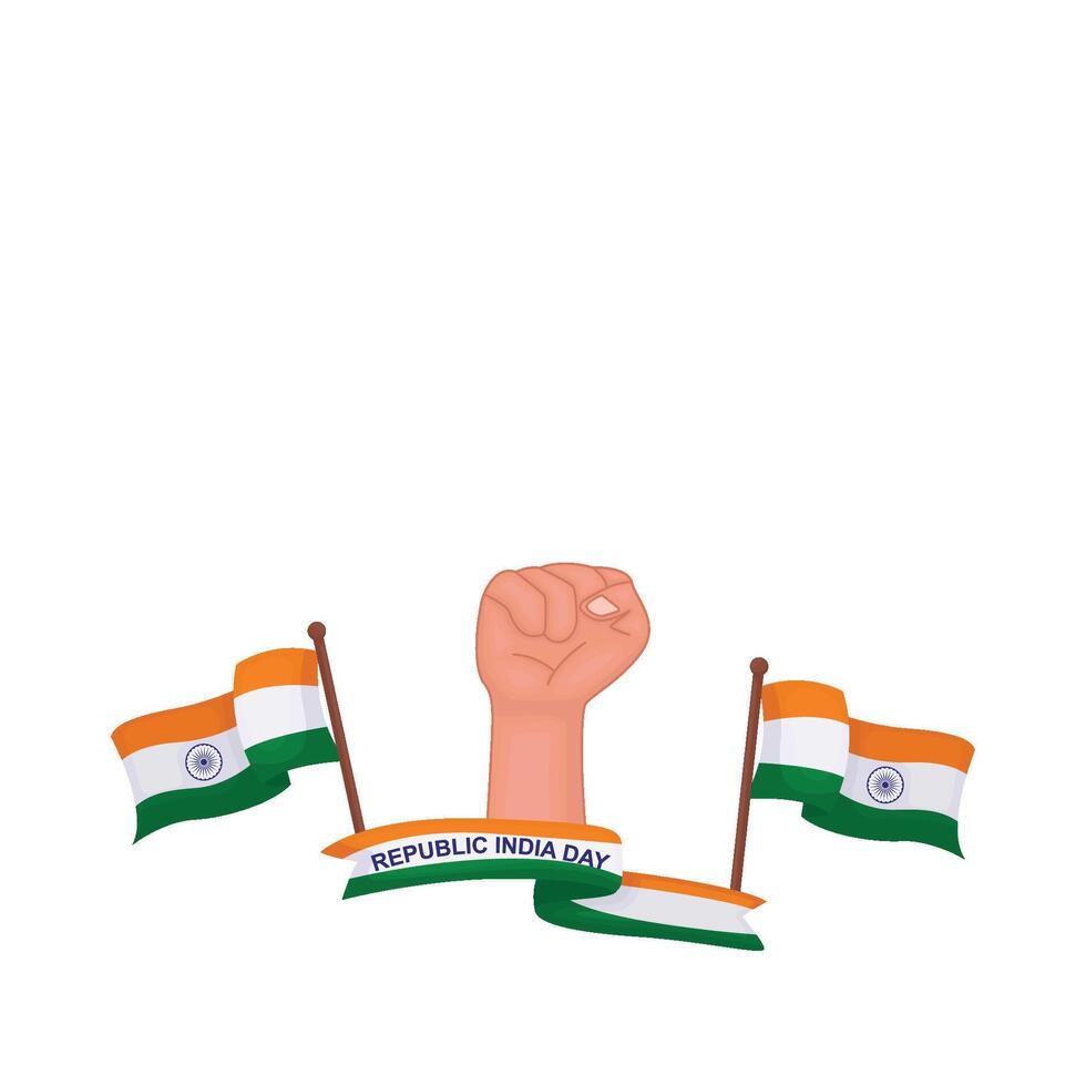 Illustration of republic day vector