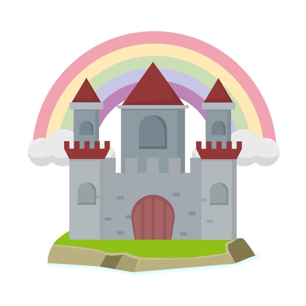 ilustración del castillo vector