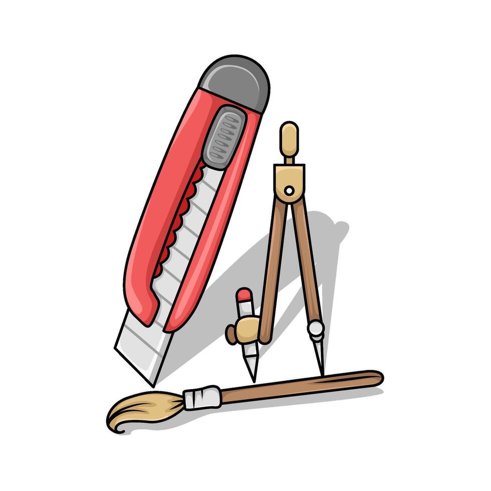 Illustration of cutter vector