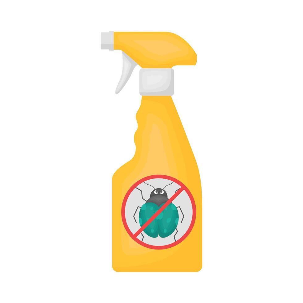 Illustration of bug spray vector