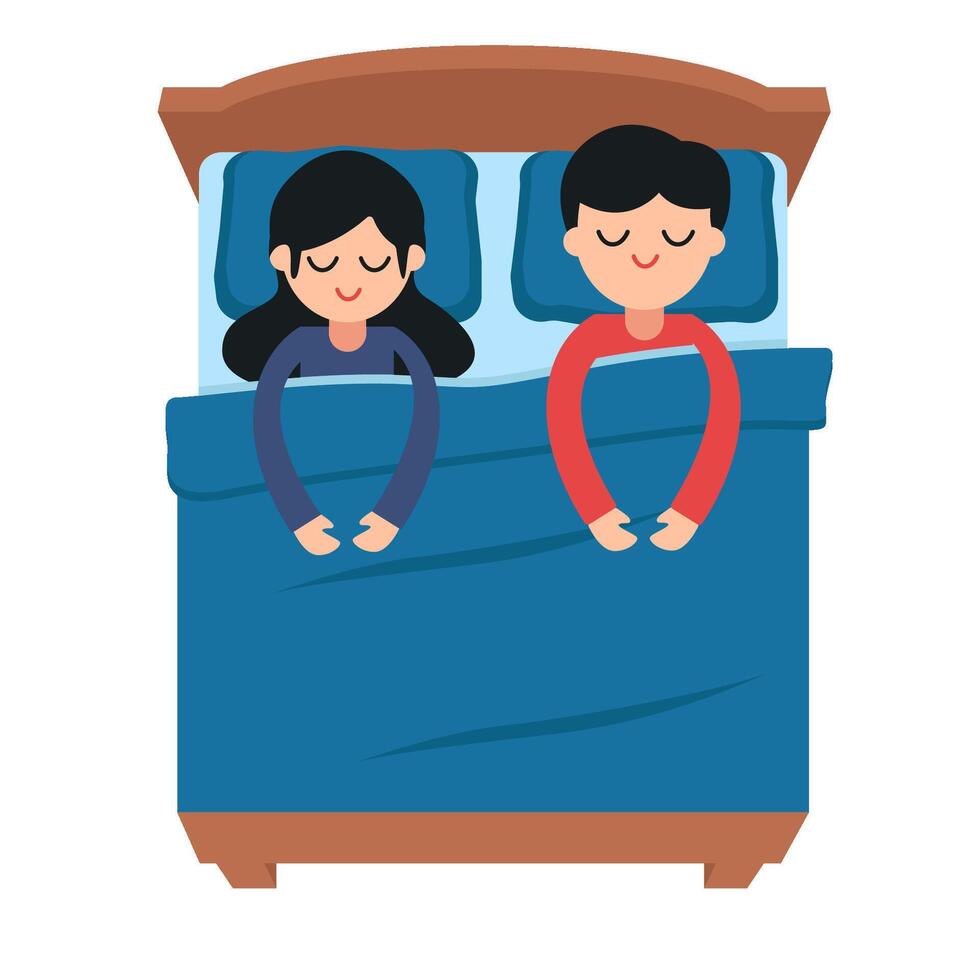 Illustration of sleep vector