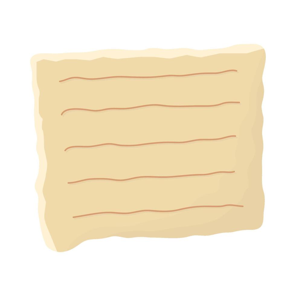 Illustration of paper vector