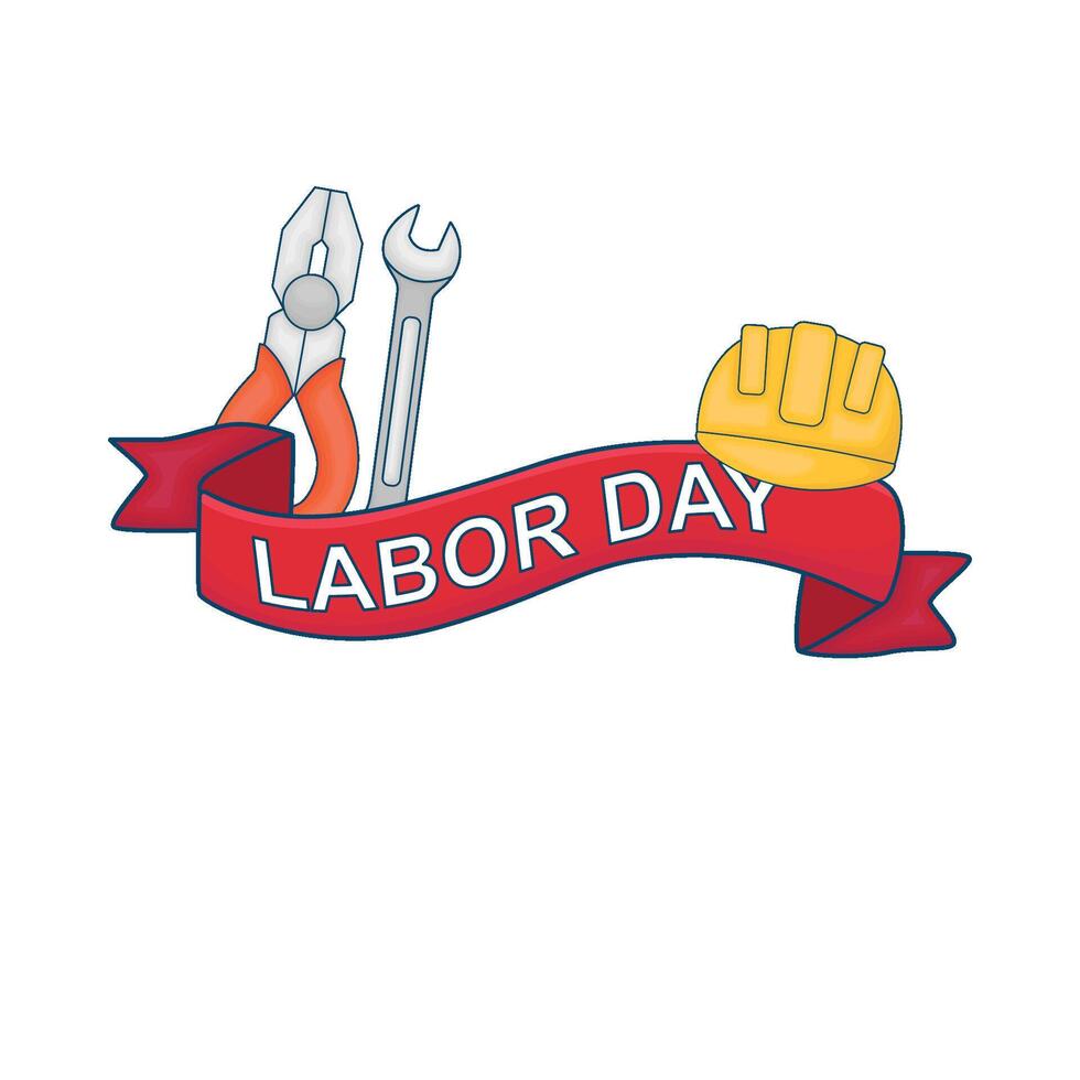 Illustration of labor day vector