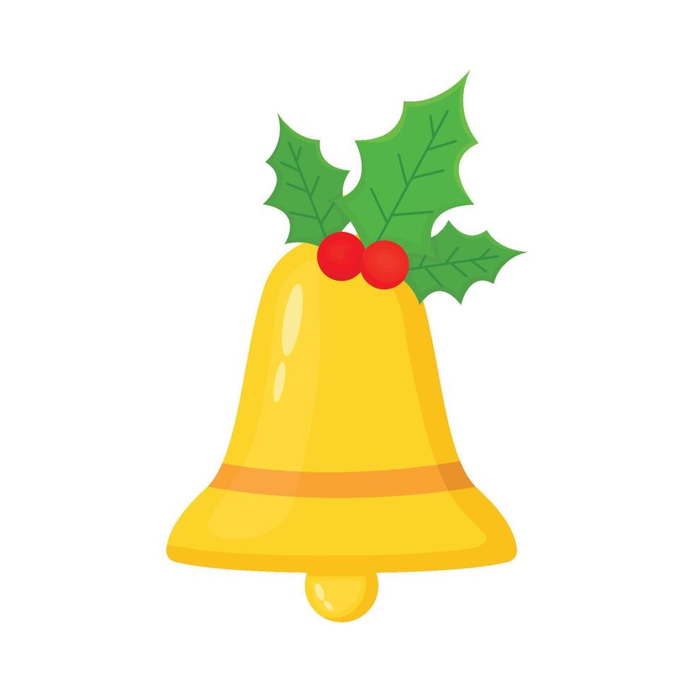 Illustration of Christmas bell vector