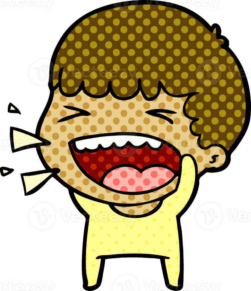 cartoon laughing man png