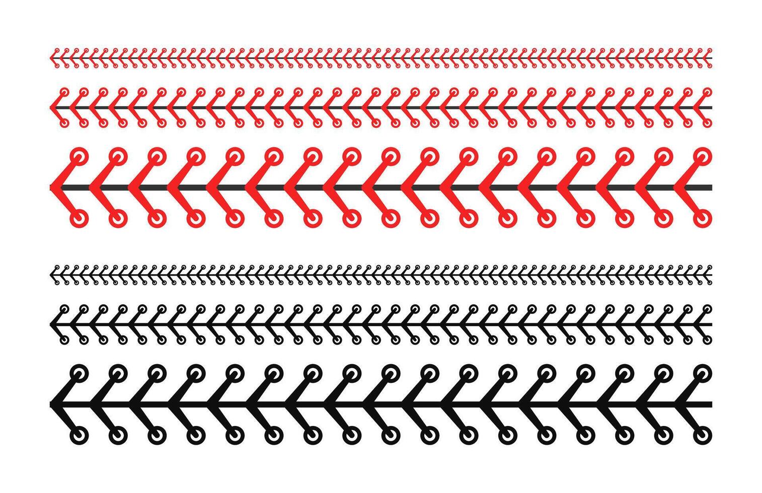 Red and black stitch or stitching of the baseball Isolated on white background. Vector illustration