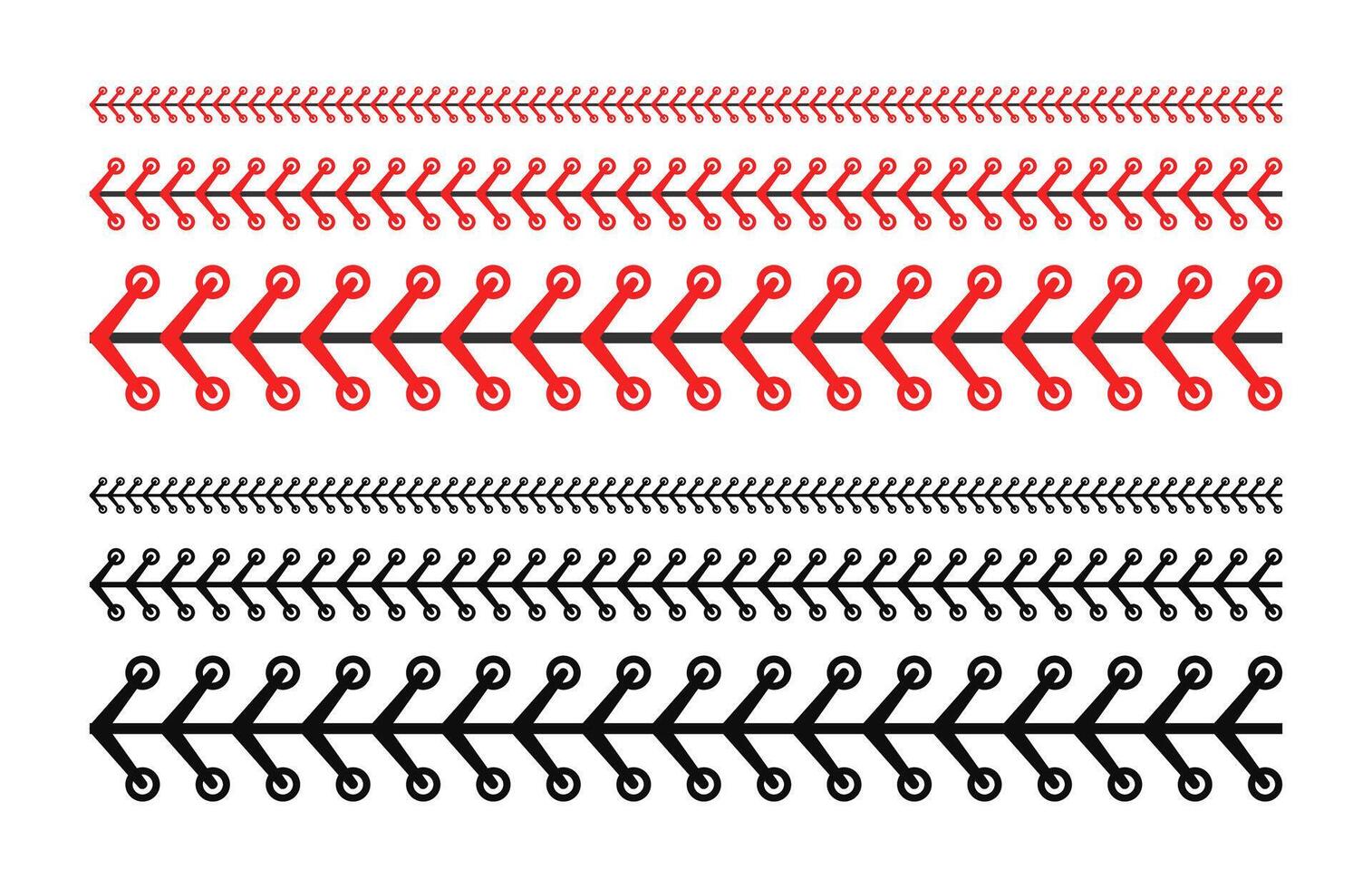 Red and black stitch or stitching of the baseball Isolated on white background. Vector illustration