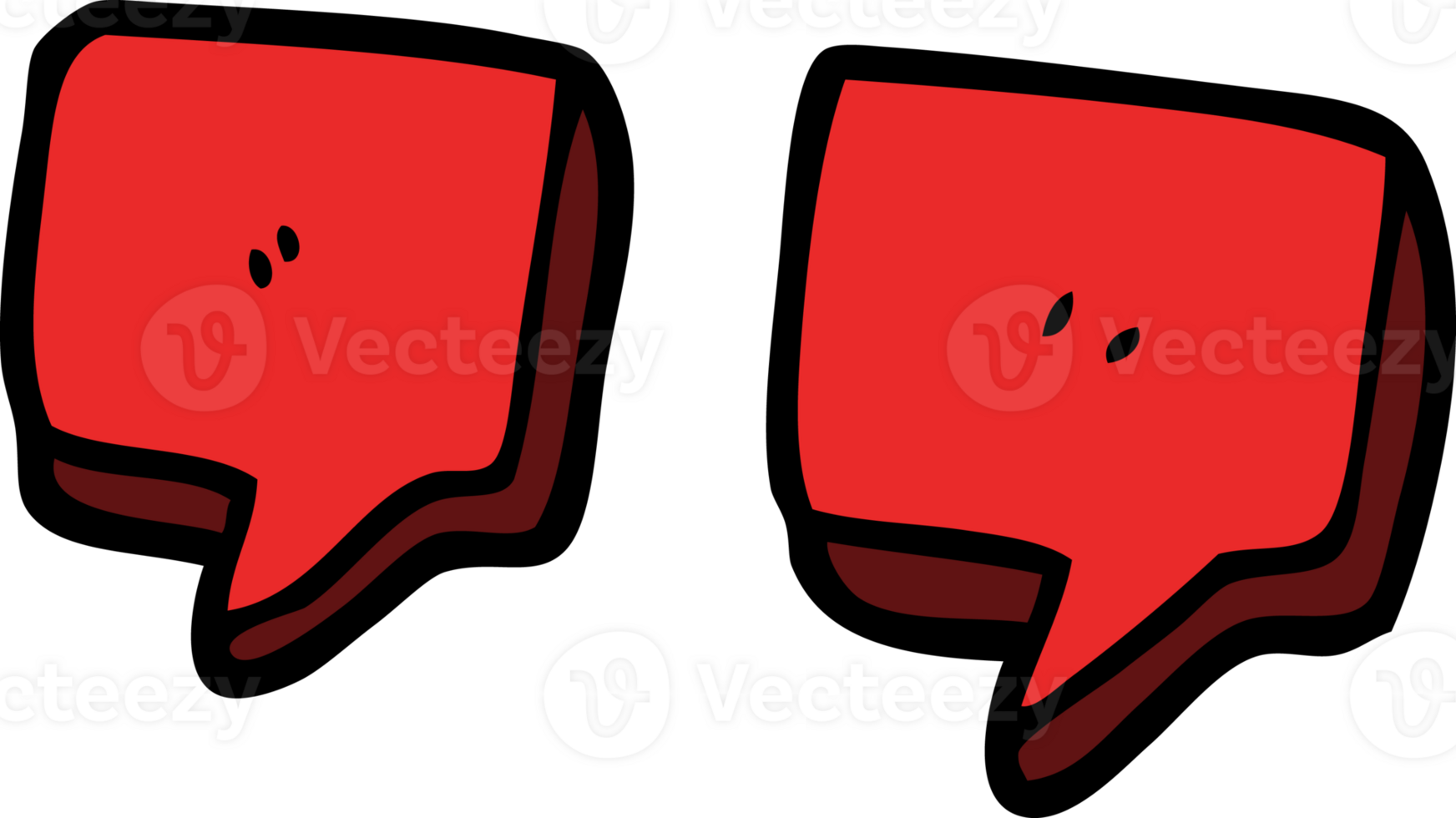 cartoon doodle quotation marks png