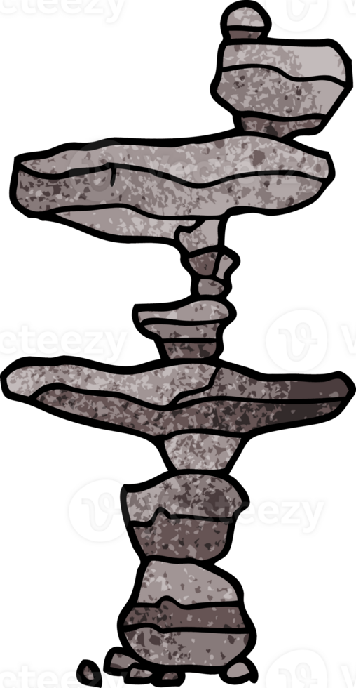 cartoon doodle boulders png