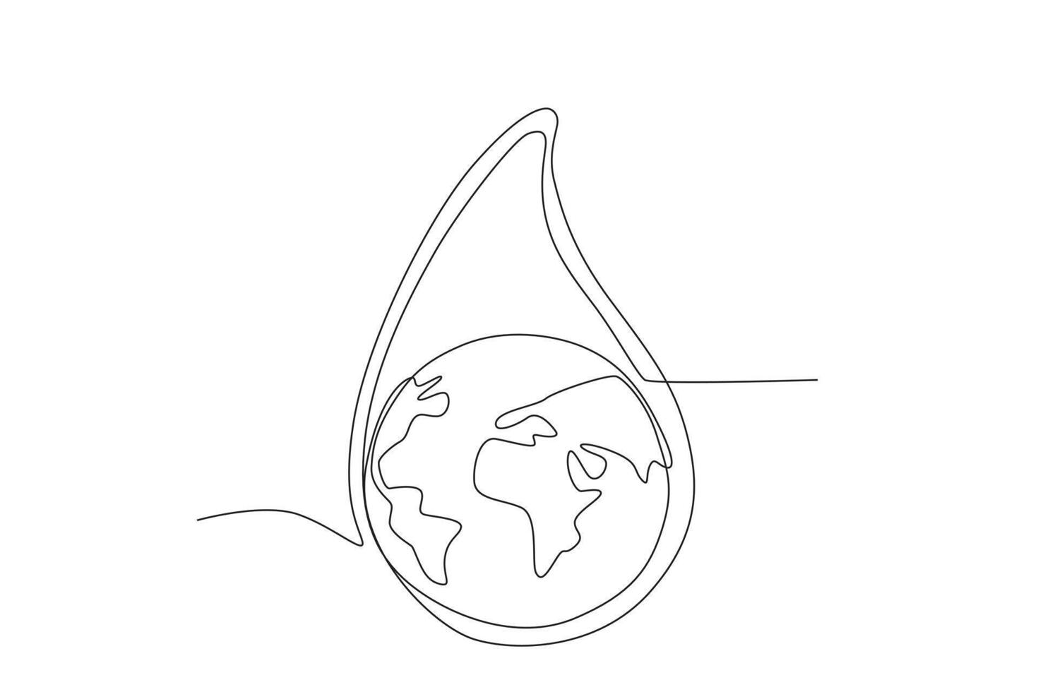 Only use water as needed vector
