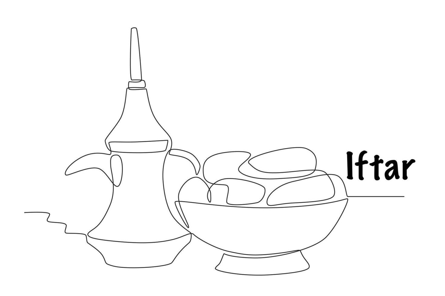 Menu for breaking the fast vector