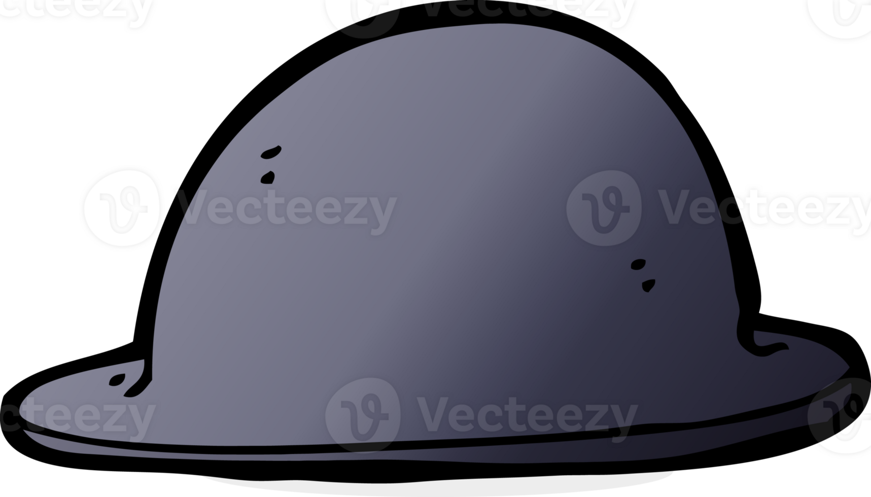cartoon old bowler hat png