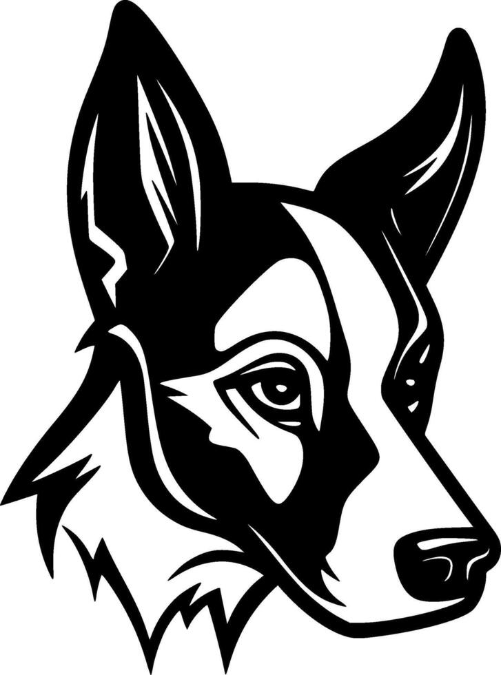 basenji - alto calidad vector logo - vector ilustración ideal para camiseta gráfico