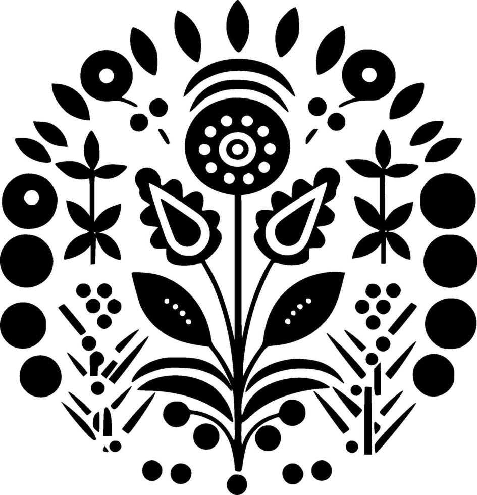 boho - minimalista y plano logo - vector ilustración
