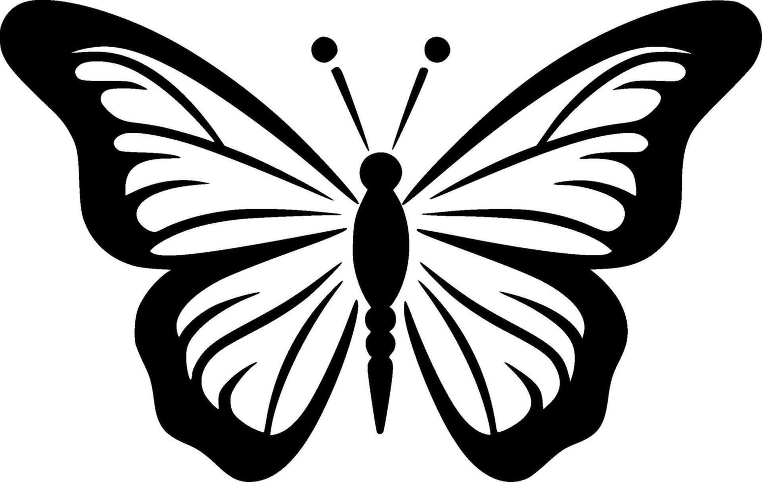 mariposa - alto calidad vector logo - vector ilustración ideal para camiseta gráfico