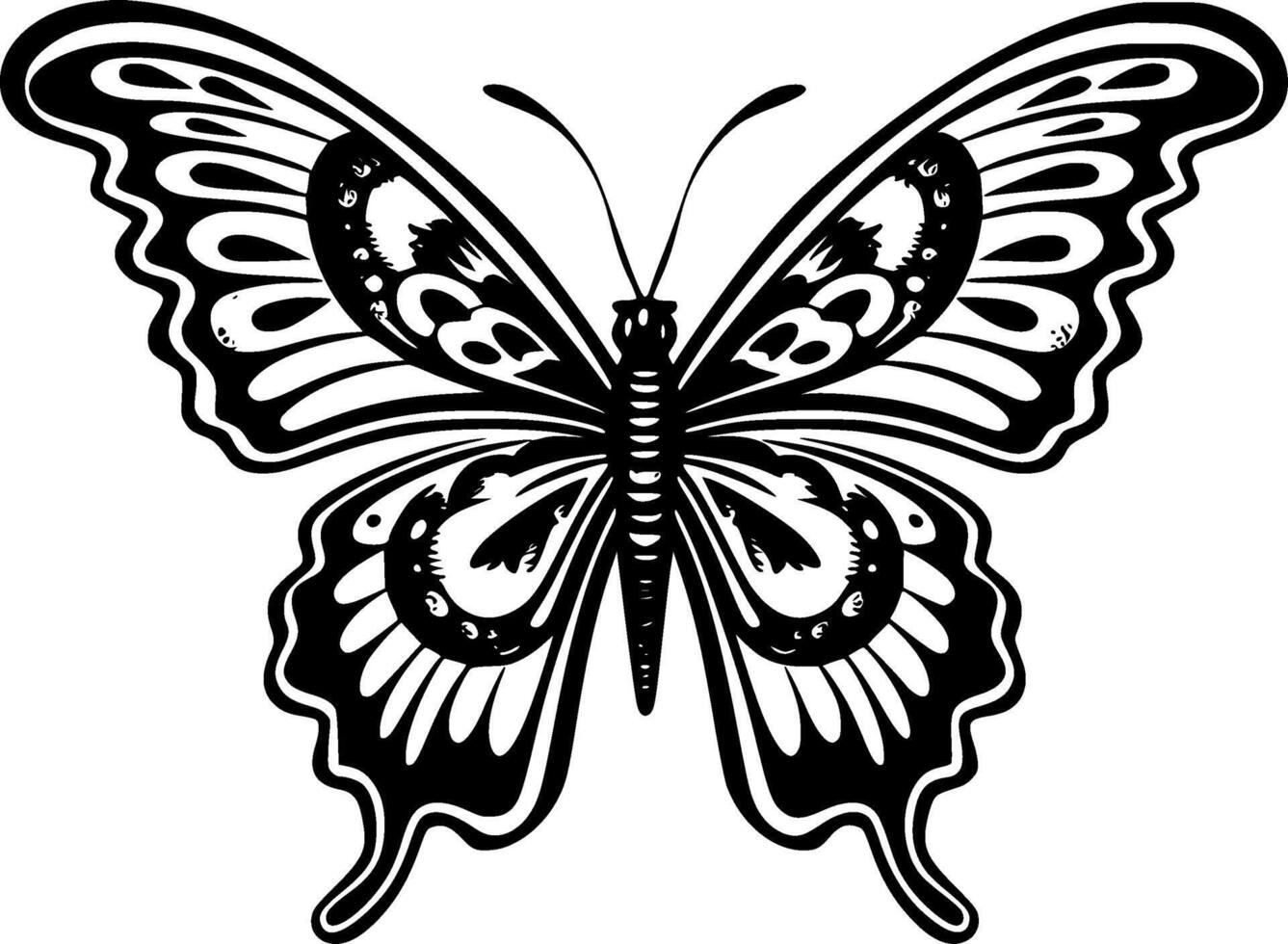 Butterfly - Minimalist and Flat Logo - Vector illustration