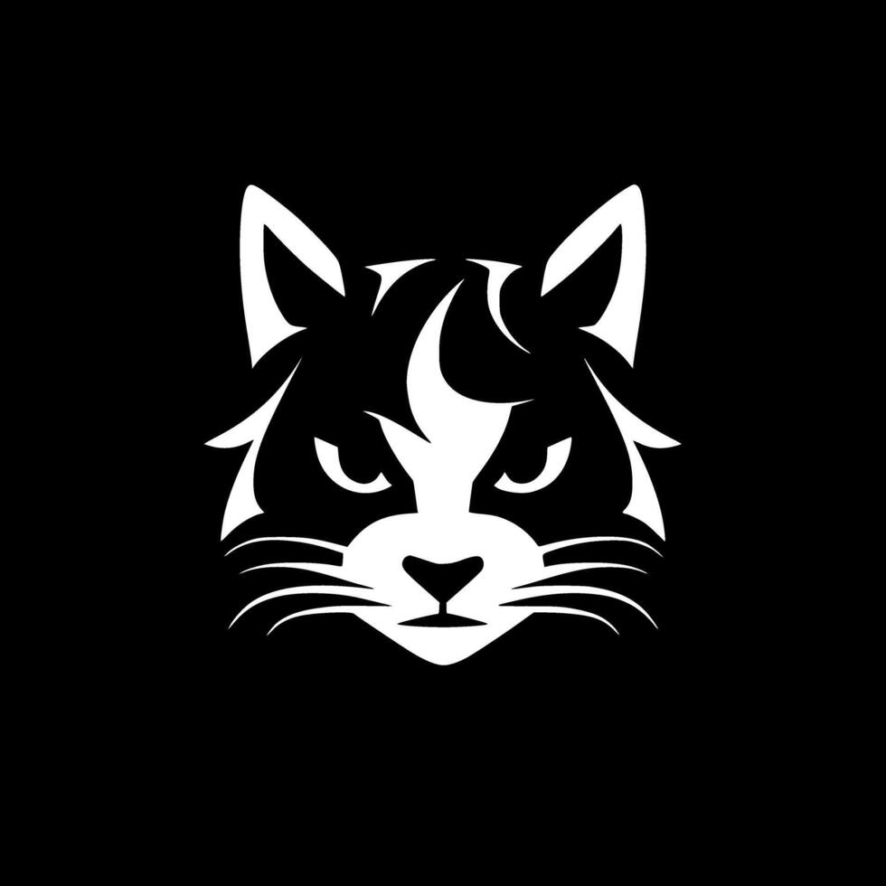 Cat, Minimalist and Simple Silhouette - Vector illustration