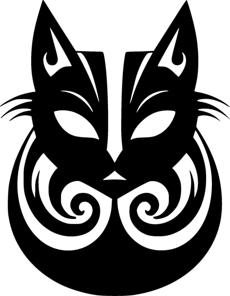 Cat, Minimalist and Simple Silhouette - Vector illustration