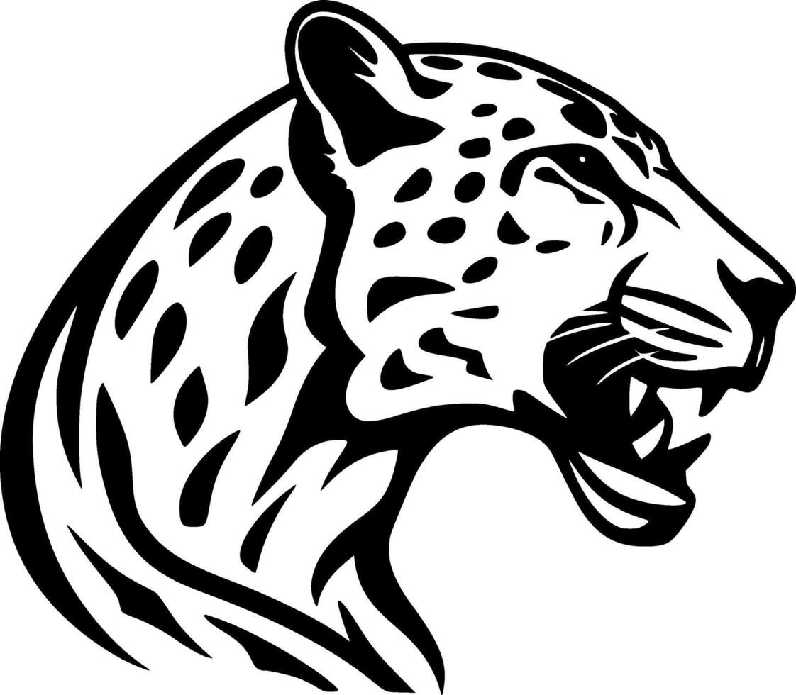 Cheetah - Minimalist and Flat Logo - Vector illustration