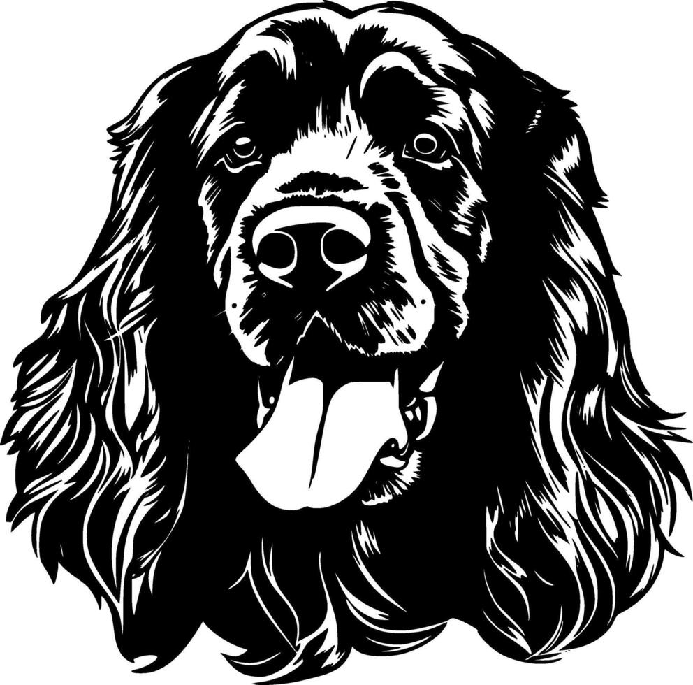 cocker spaniel - alto calidad vector logo - vector ilustración ideal para camiseta gráfico