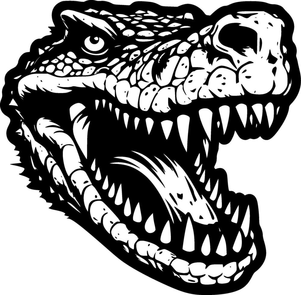 Crocodile - High Quality Vector Logo - Vector illustration ideal for T-shirt graphic