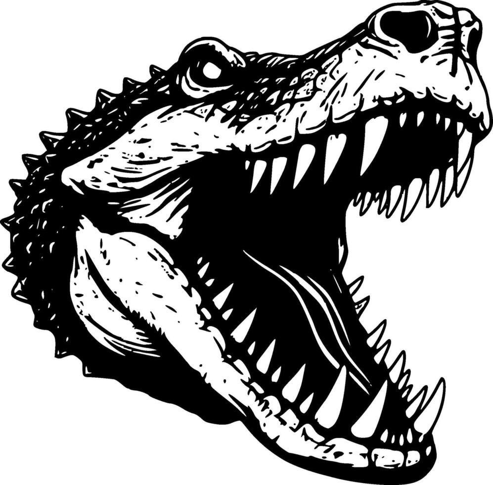 Crocodile - High Quality Vector Logo - Vector illustration ideal for T-shirt graphic