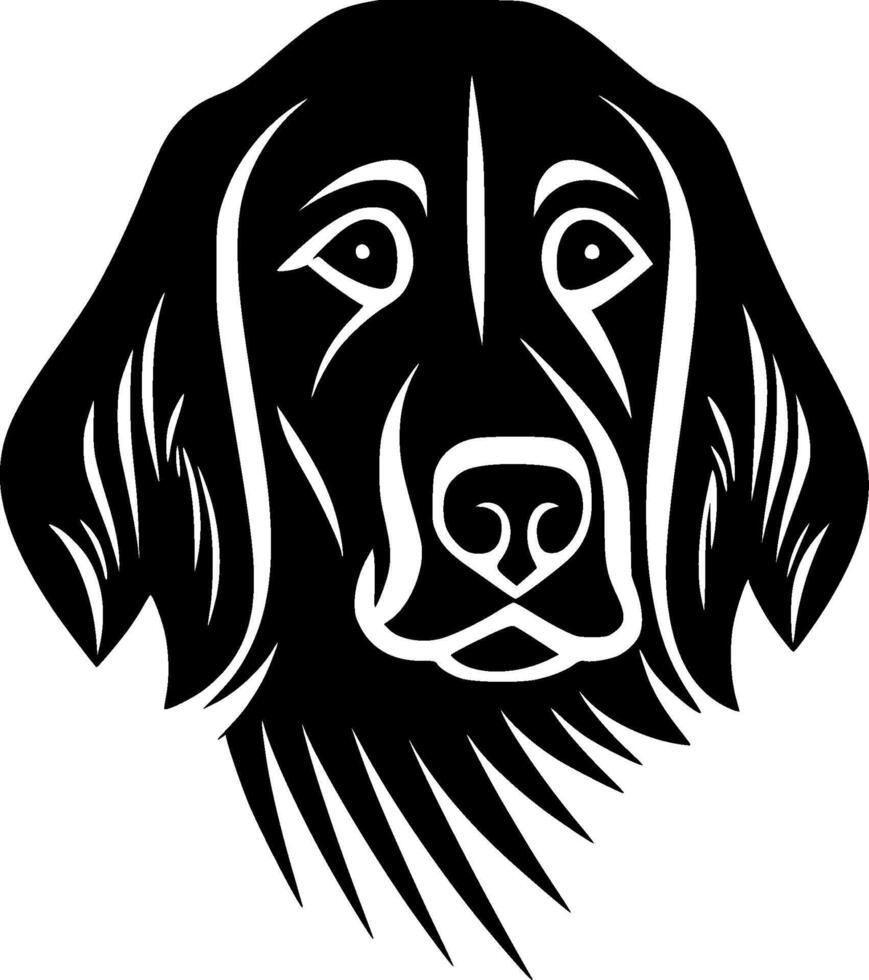 perro - minimalista y plano logo - vector ilustración